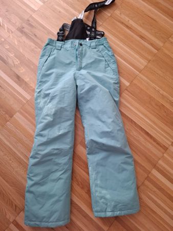 Gut erhaltene Mädchen-Skihose, Grösse 146/152, Farbe Mint!