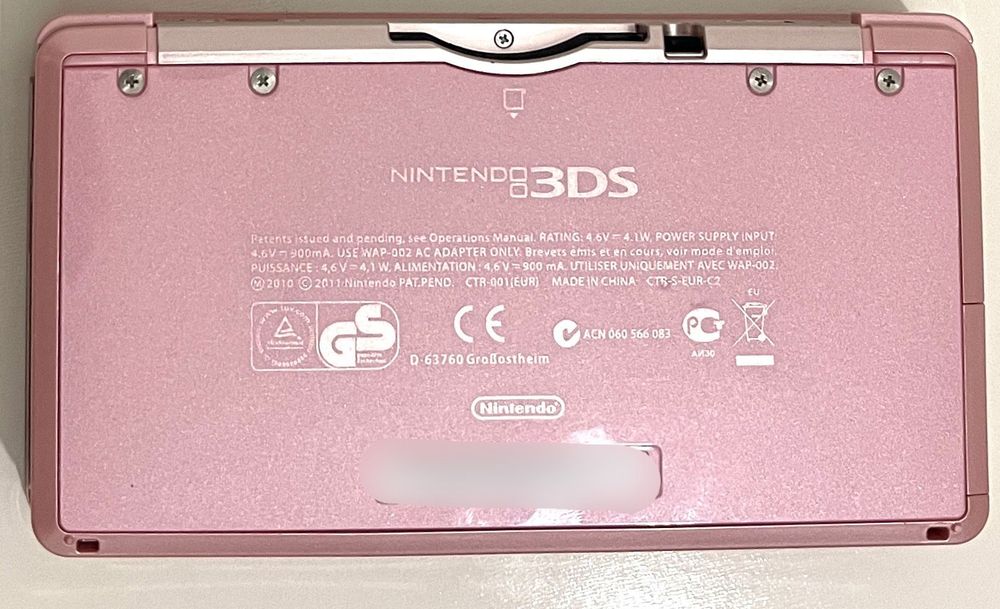 Nintendo 3ds hot sale coral pink