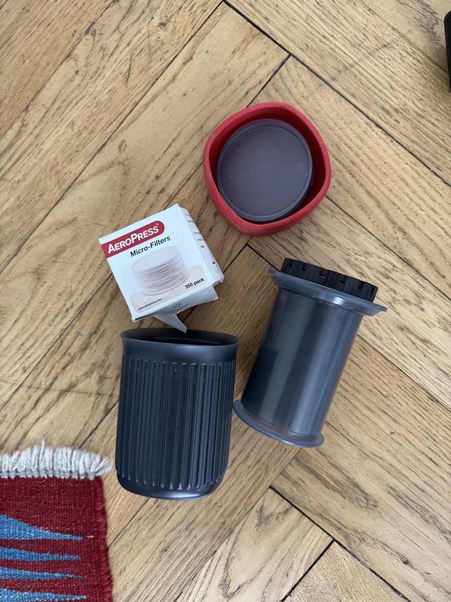Kaffeemaschinen & Espressomaschinen: Aeropress set mit filtern – Gebraucht aus Zürich von Maxhunger97