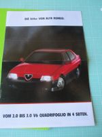 Alfa Romeo 164 Prospekt V6 Quadrifoglio  2 Blatt