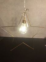 Deko LED-Metall-Stern mit Timerfunktion