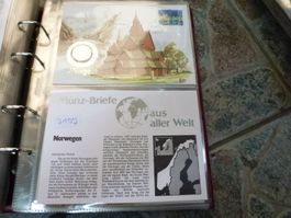 Münzbrief Norwegen