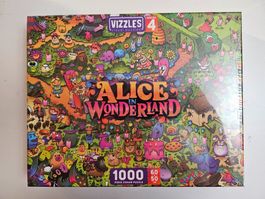 Vizzles-Puzzle 1000 Teile Alice Wonderland