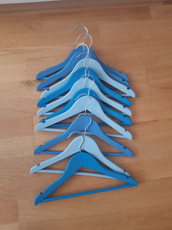LIQWEI 10 Stück Baby Kleiderbügel Aus Holz, Rutschfester Kinderkleiderbügel Aus Holz rutschfest Babykleiderbügel Baby kleiderbügel Für Babies und Kinder Kleidung Hosen