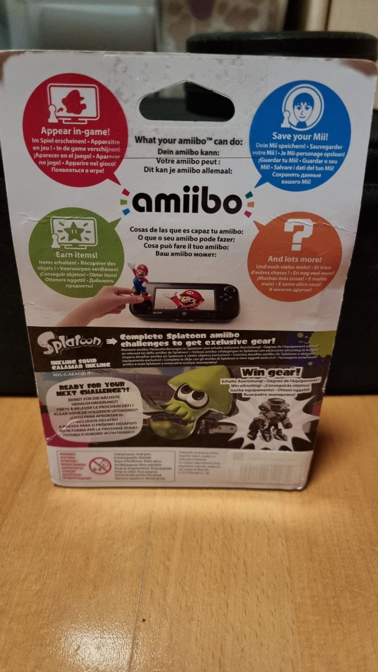 Nintendo Statuette: Nintendo amiibo Splatoon Inkling – Nuovo e nell'imballaggio originale da Eschlikon TG venduto da Spitzmuus 1