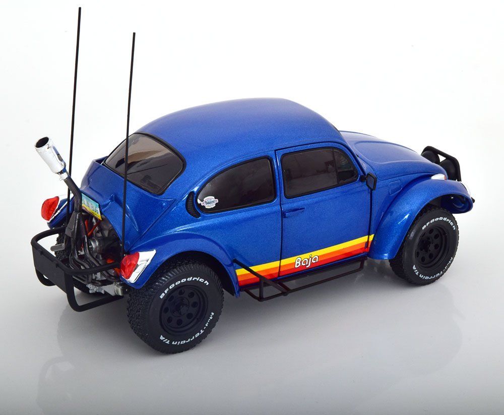 Volkswagen Modellini d'auto: VW Käfer / Beetle Baja 1975 dunkelblau met. / Decor     1:18 – Nuovo e nell'imballaggio originale da Gerlafingen venduto da espero88 1