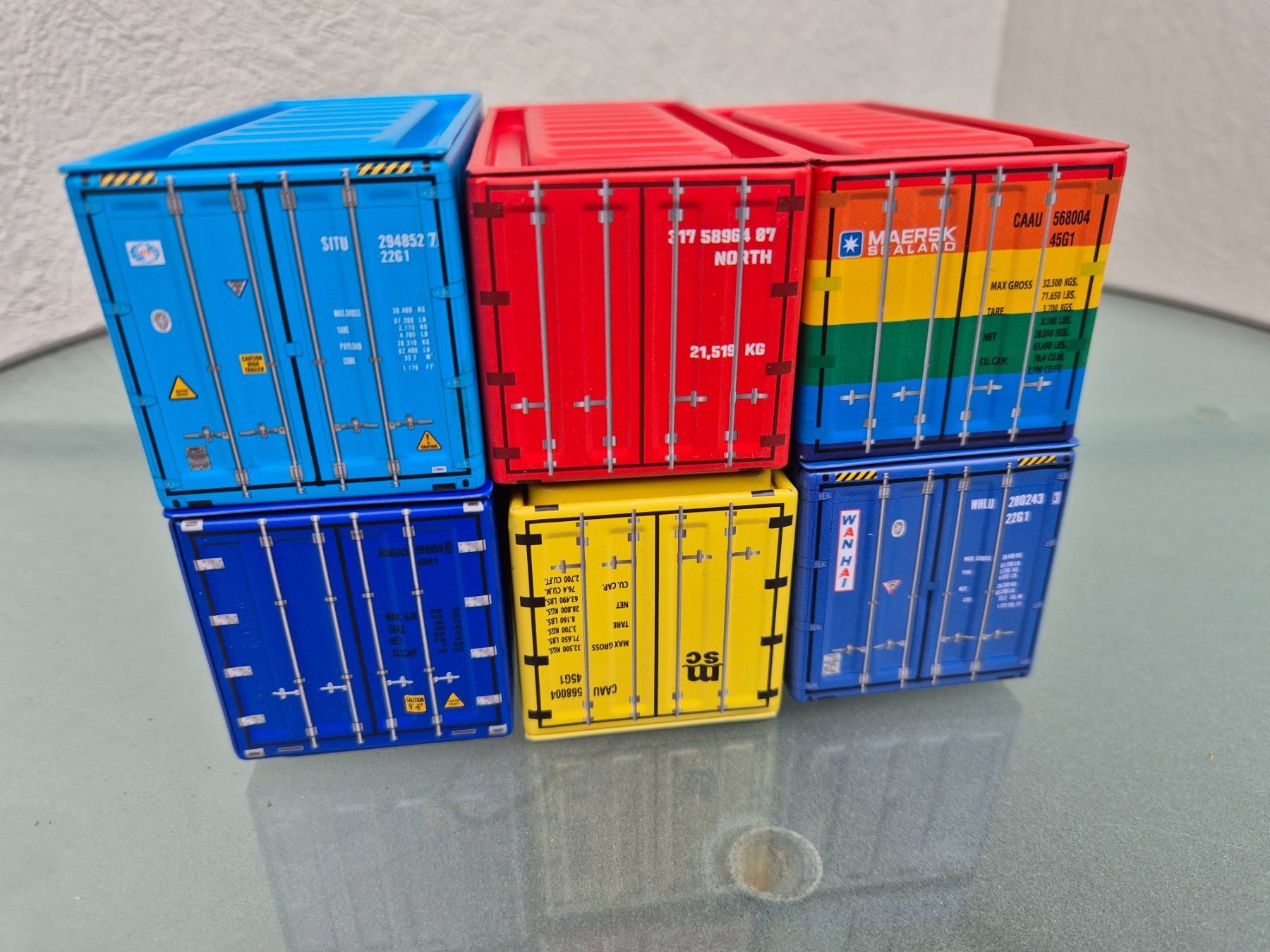 Kit di modellismo & Modellini statici: Container; Schiffcontainer Modellbau. – Usato da Oberbuchsiten venduto da laffite54 2