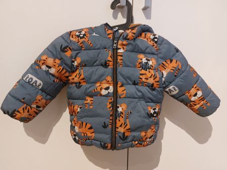 Next Winterjacke, Gr. 82/86, mit Tiger Muster