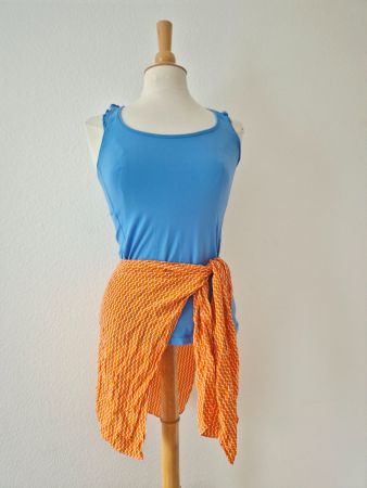TUCH SEIDE HÜFTTUCH 36 S ,TOP ZU BIKINI BADEKLEID