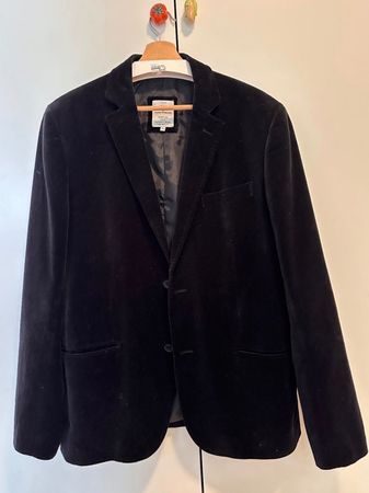 Tom Tailor Samt-Jacket, Schwarz, XL, Top Zustand