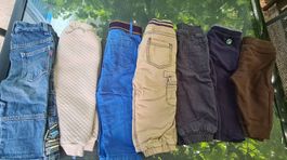 Kinder Hosen 7 Stk Grösse 74 80 86 Mix guter Zustand