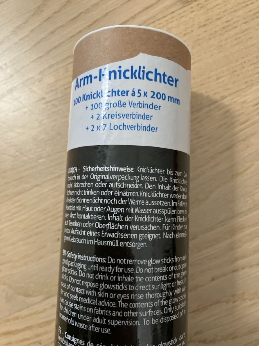 Lampade: ca 45 Knicklichter Gletscherweiss – Usato da Chur venduto da sana118 1