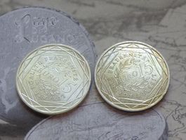 Rép. Française 2 x 15 Euros 2008 (Semeuse - 5è République)