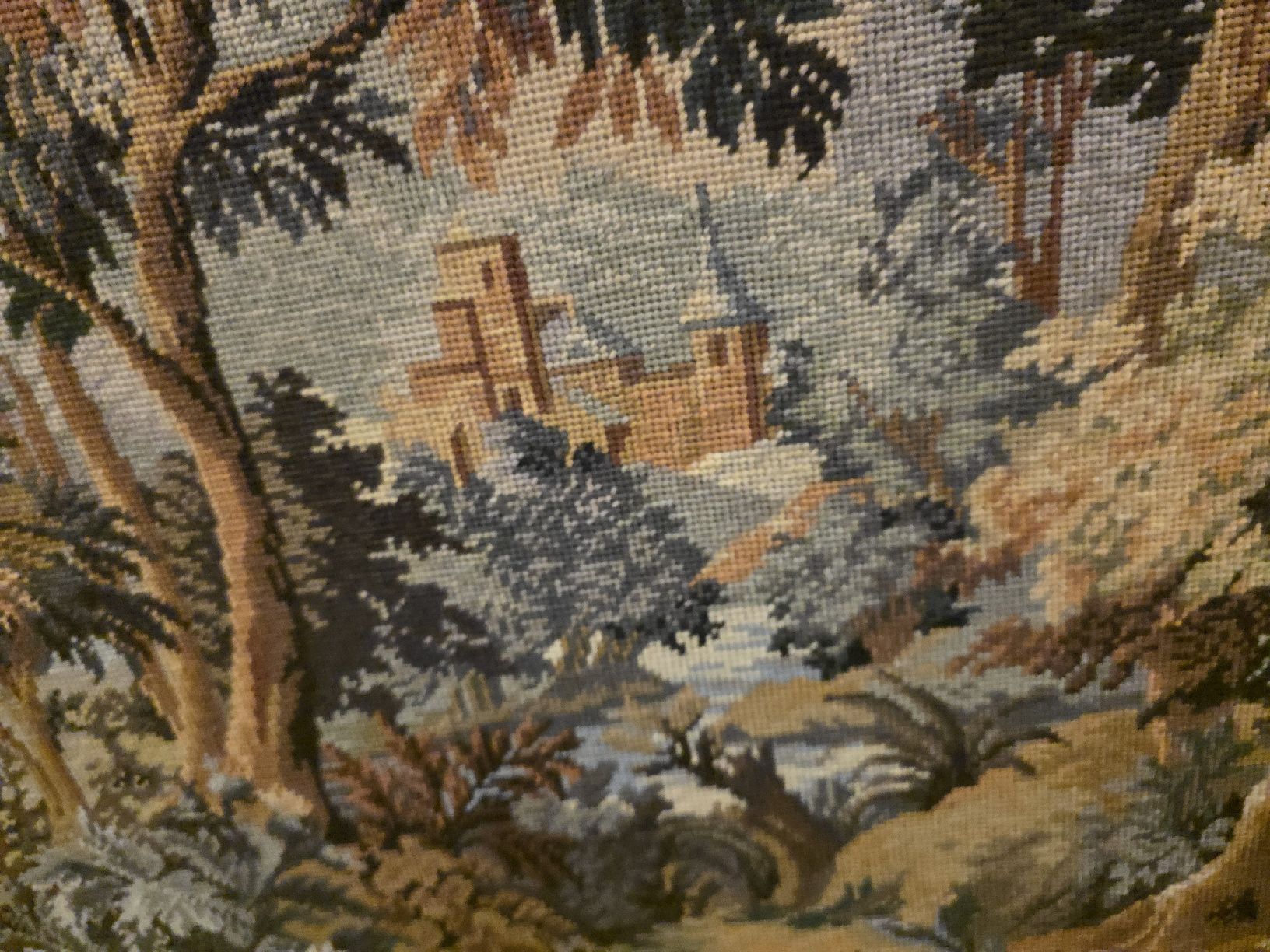 Poster & Bilder: Gobelin Landschaft mit Brunnen 106x86cm. – Gebraucht aus Menziken von Mirager 5