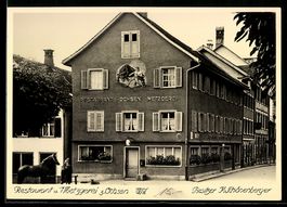AK Wil /SG, Restaurant und Metzgerei z. Ochsen, Bes. K. Schö