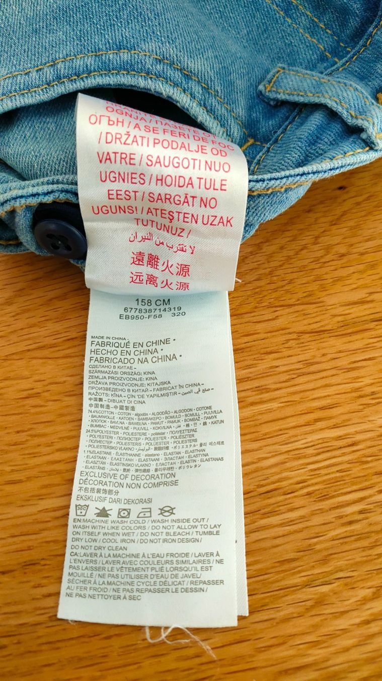 Levi's Pantaloni: Levis Jeans 158 hellblau – Usato da Villmergen venduto da toptip1970 5