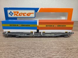Roco 46365 Containerwagen Bertschi SBB H0