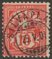 CH - Ziffermuster - Zst. Nr. 61B - Silvaplana GR