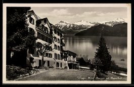 AK Weggis, Hotel Strandbad Baumen