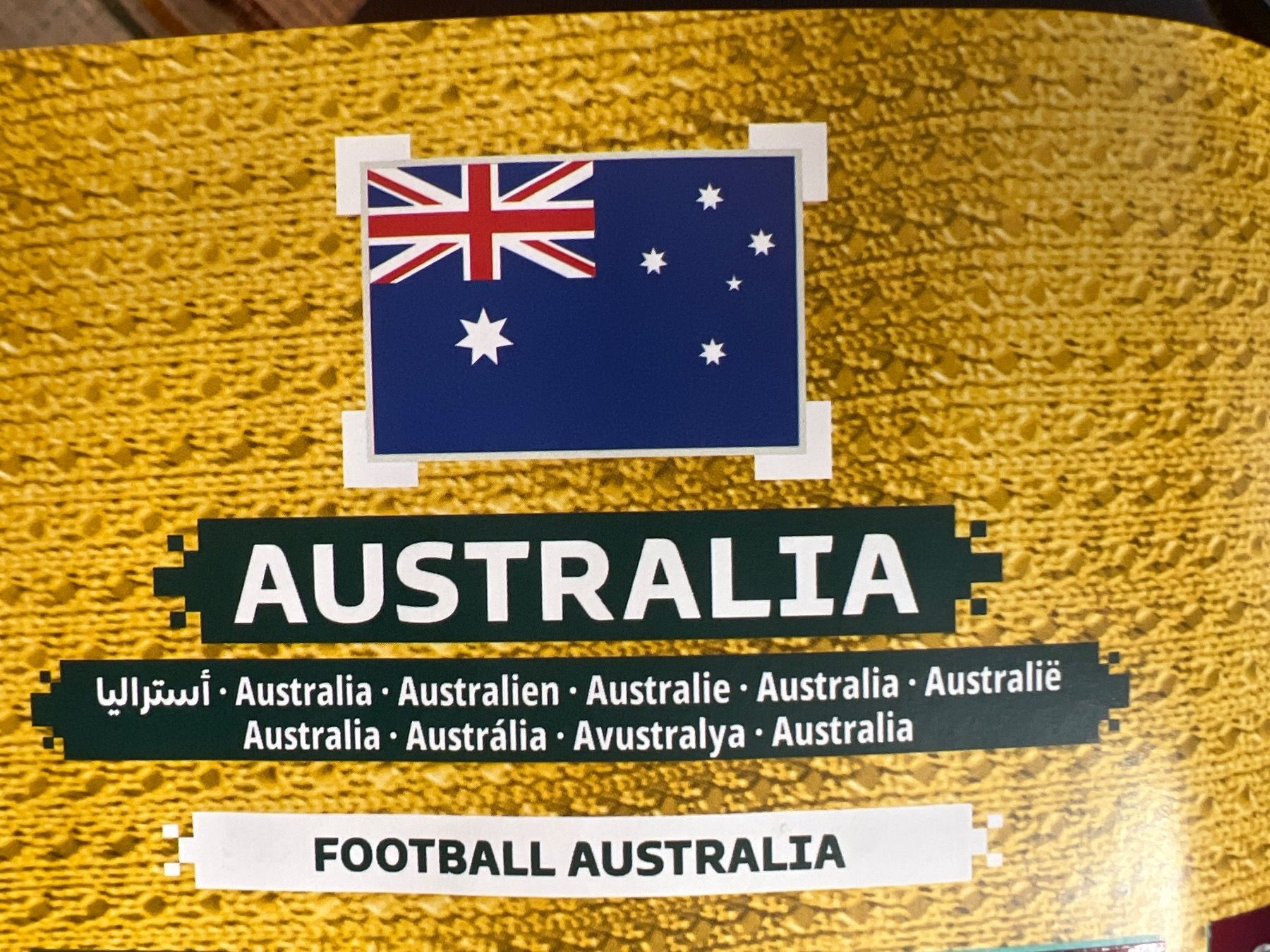 Panini Cartes à collectionner: Panini Qatar 2022 Oryx Edition Australia – Neuf (Voir description) à Dietikon par Emoruk 2