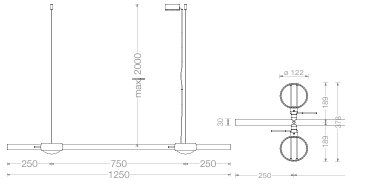 Occhio Lampadari & plafoniere: Occhio Sento Deckenleuchte chrom mit 4 Reflektorenköpfe – Usato da Bern venduto da FuRo_ 4