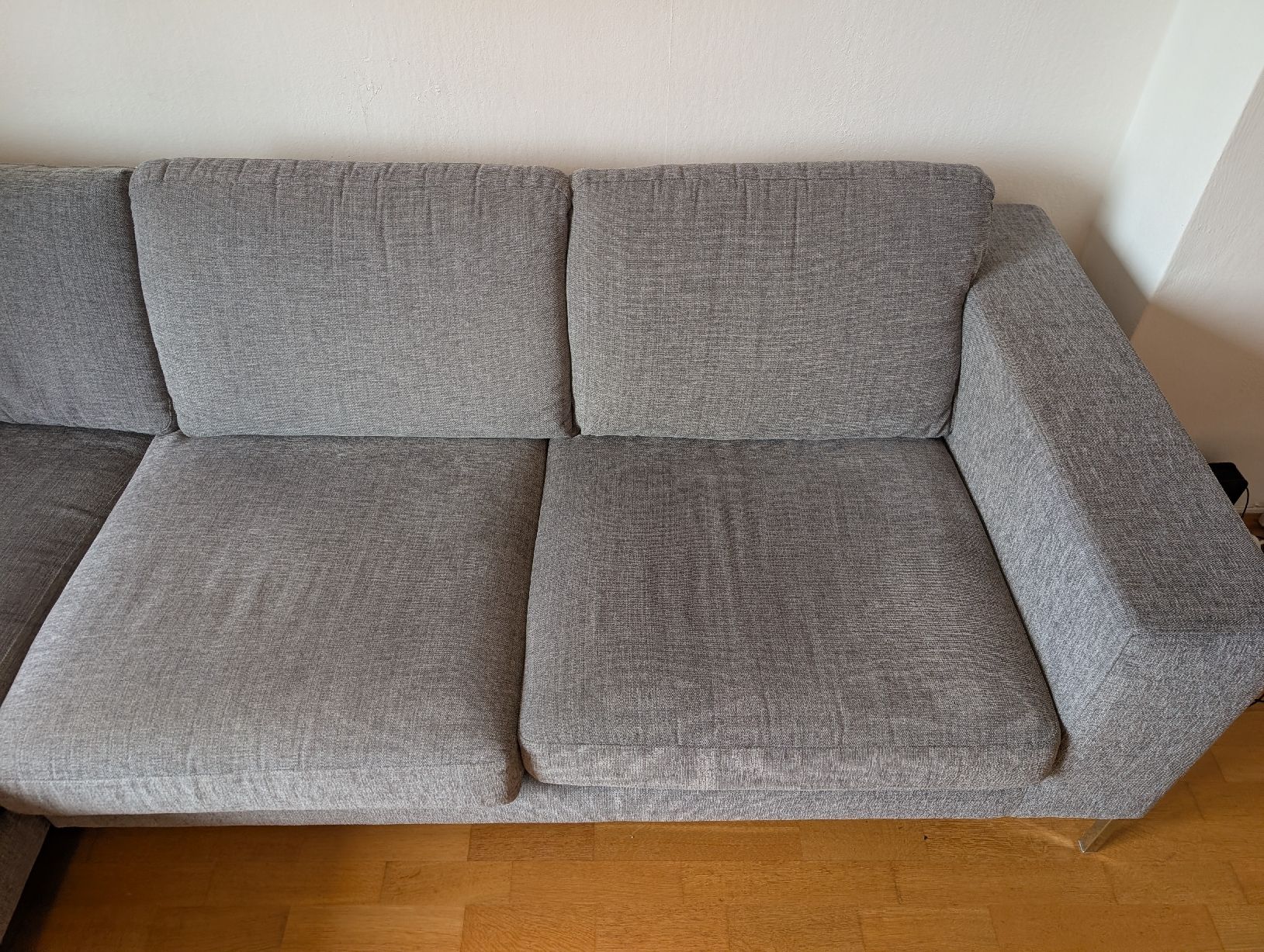 Divani: SITS Designer-Ecksofa / L-Sofa in Grau (Bezug: Vera) – Usato da Zürich venduto da mo8 2