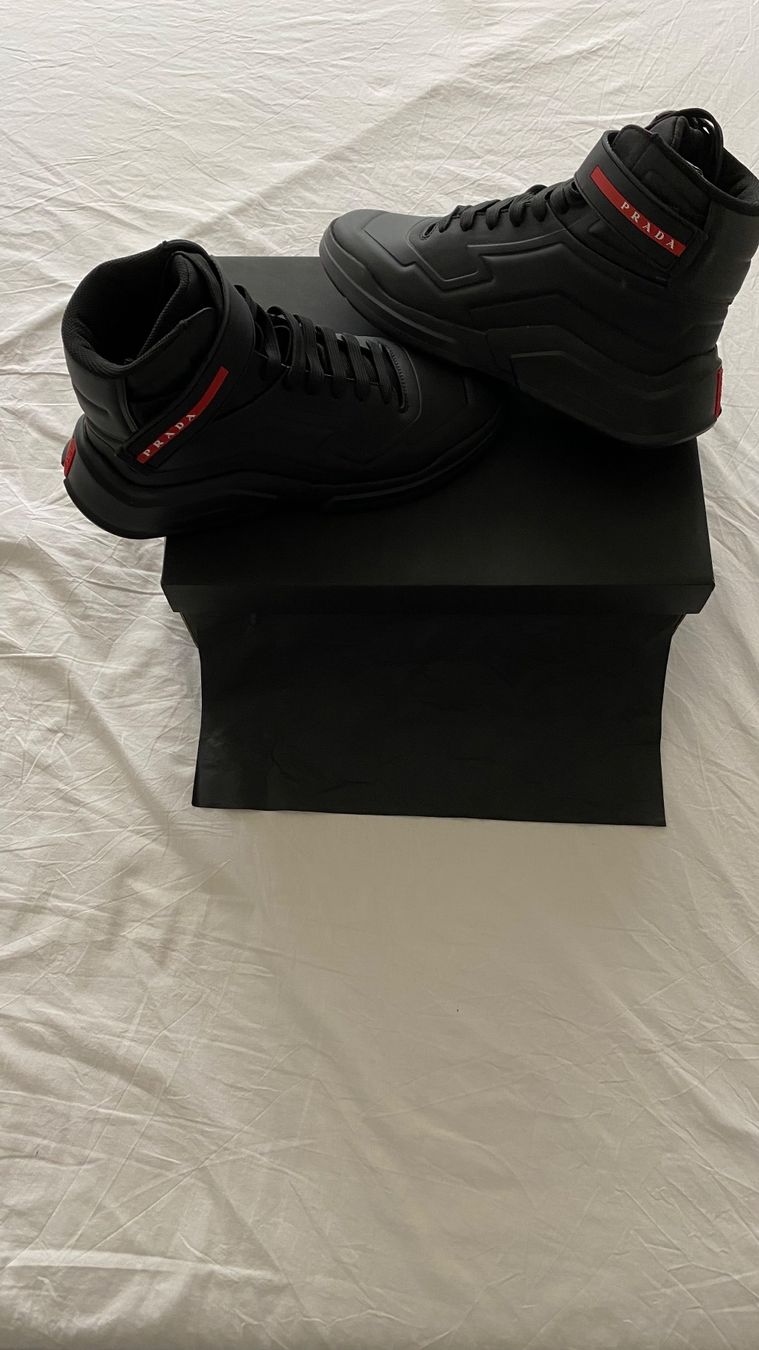 Prada Polarius high-top Sneakers black (Neuf avec emballage d
