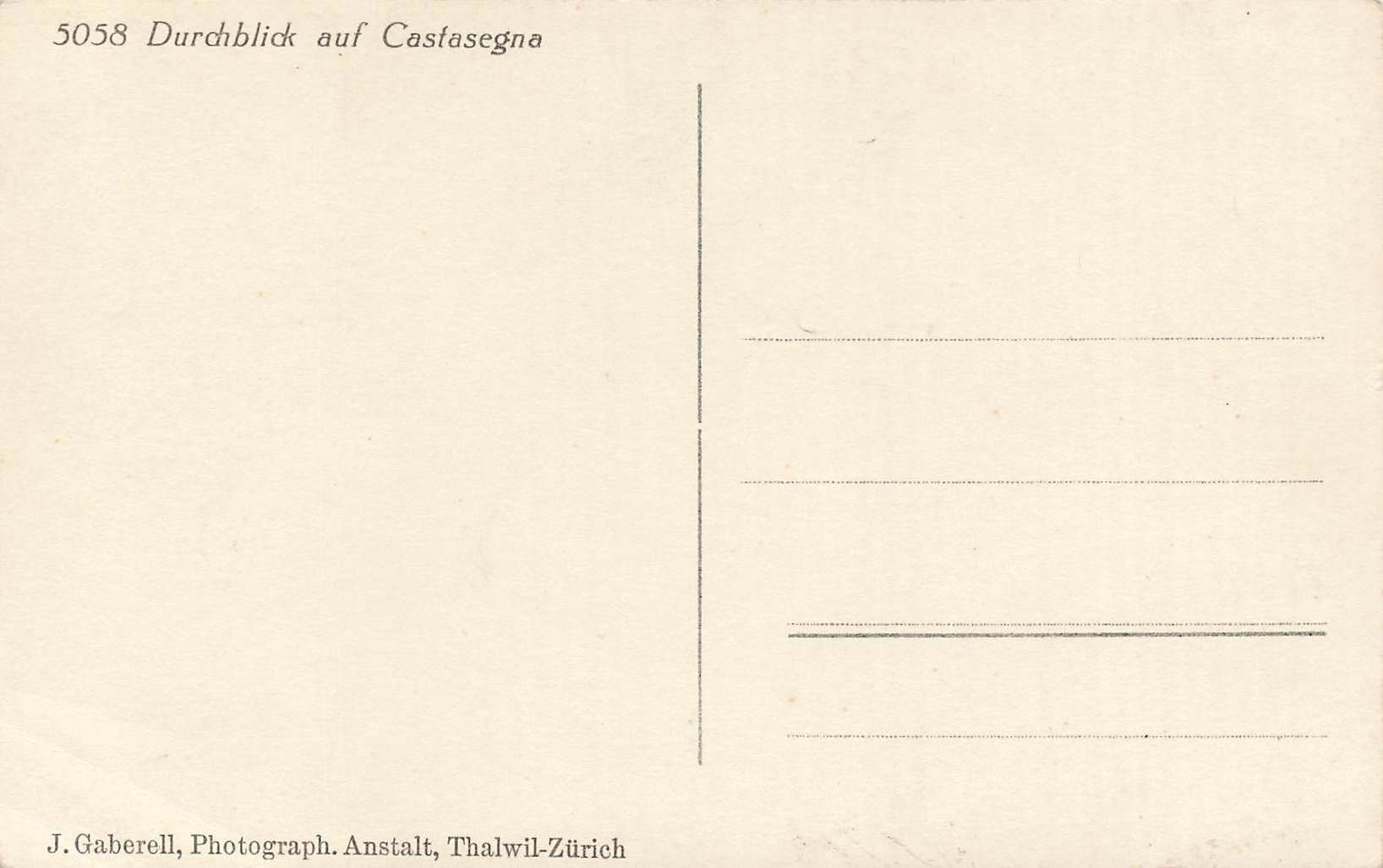 Cartoline postali: Castasegna TI – Usato da Biasca venduto da Blenio71 1