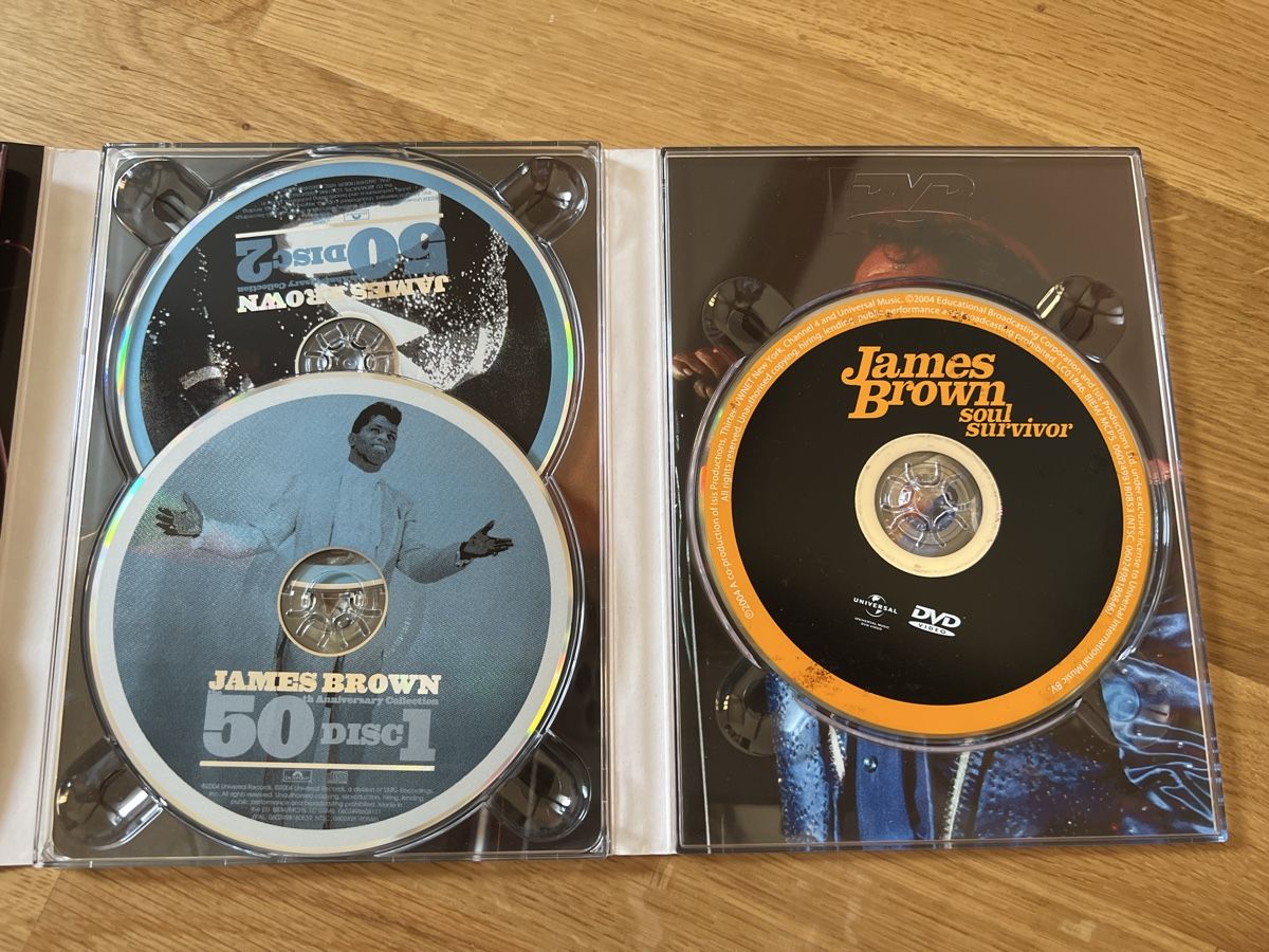 CDs: James Brown 50th Anniversary Collection 2CD+1DVD – Gebraucht aus Basel von clembou 2