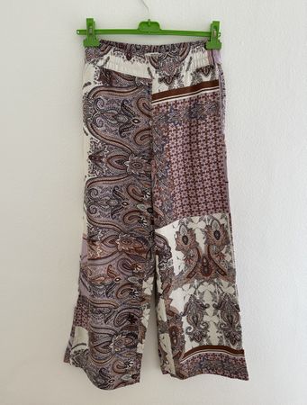 Next Linen Blend Wide Leg Trousers
