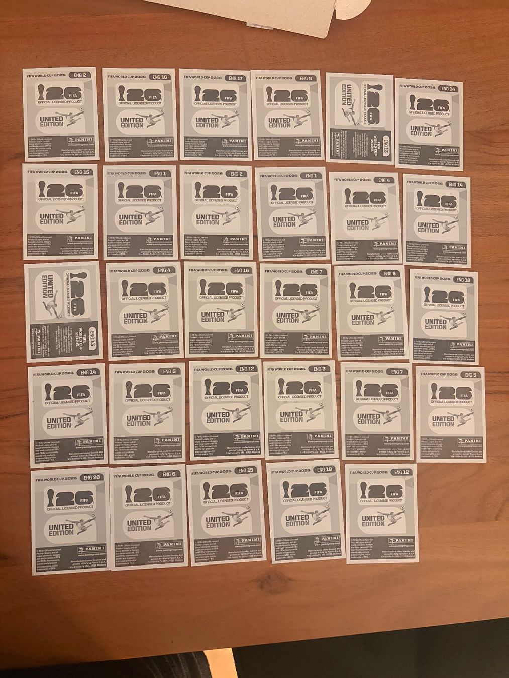 Panini Carte collezionabili: Panini England ENG 2026 – Usato da Solothurn venduto da rah_g92d 1