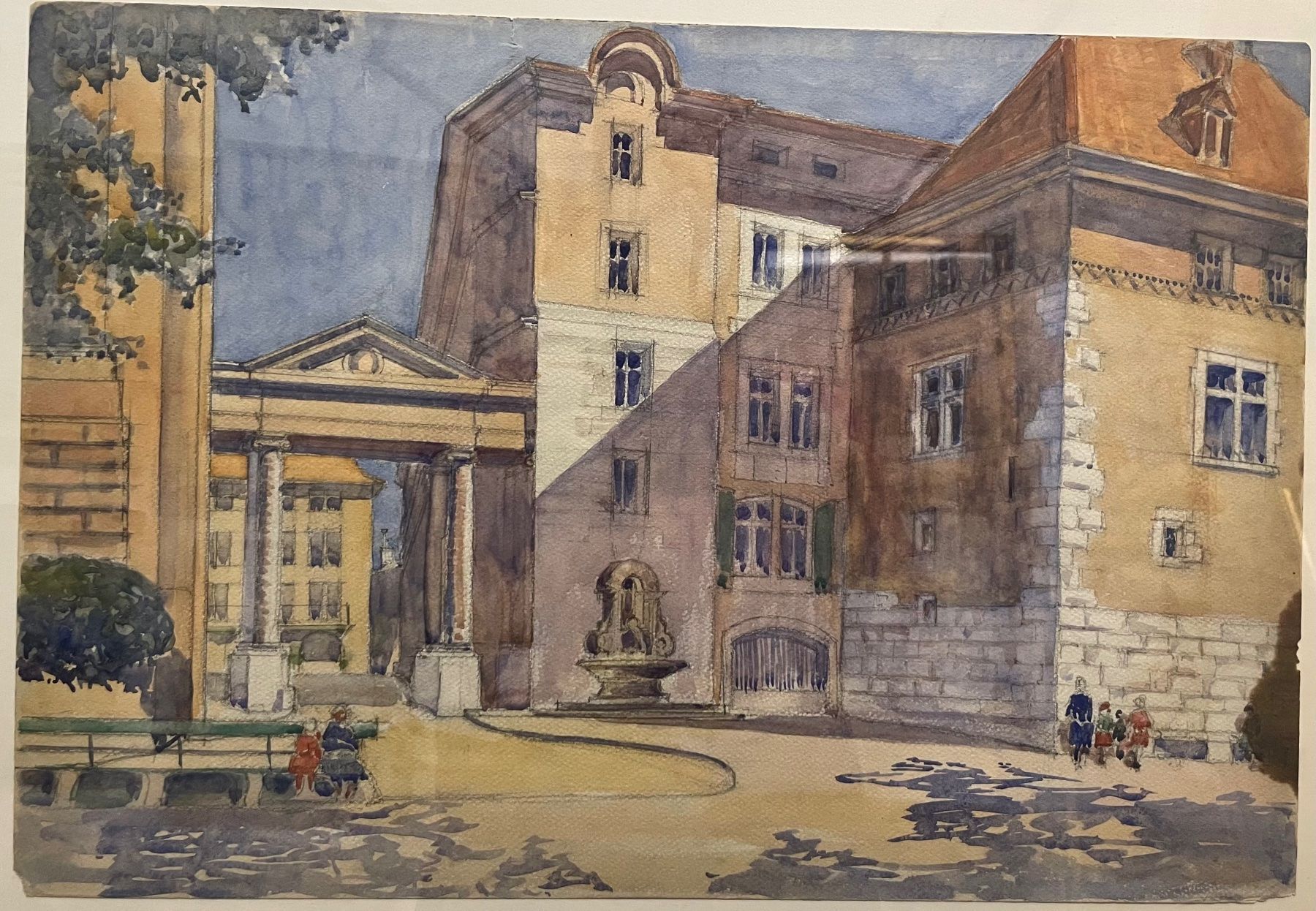 Dipinti: Tour Baudet Genève aquarelle – Usato da Biel/Bienne venduto da Galaq