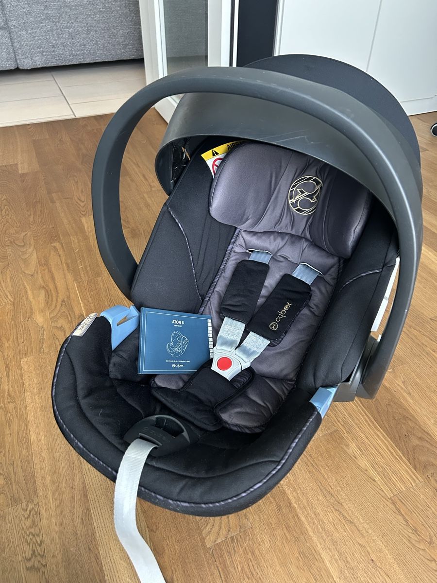 Cybex Seggiolini per auto: Cybex Aton 5 Granite Black Babyschale Autoschale – Usato da Zürich venduto da nam_cd9v