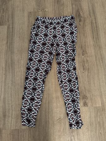 H&M Stoffhose Sommer Hose weiss schwarz rot blau Gr. S