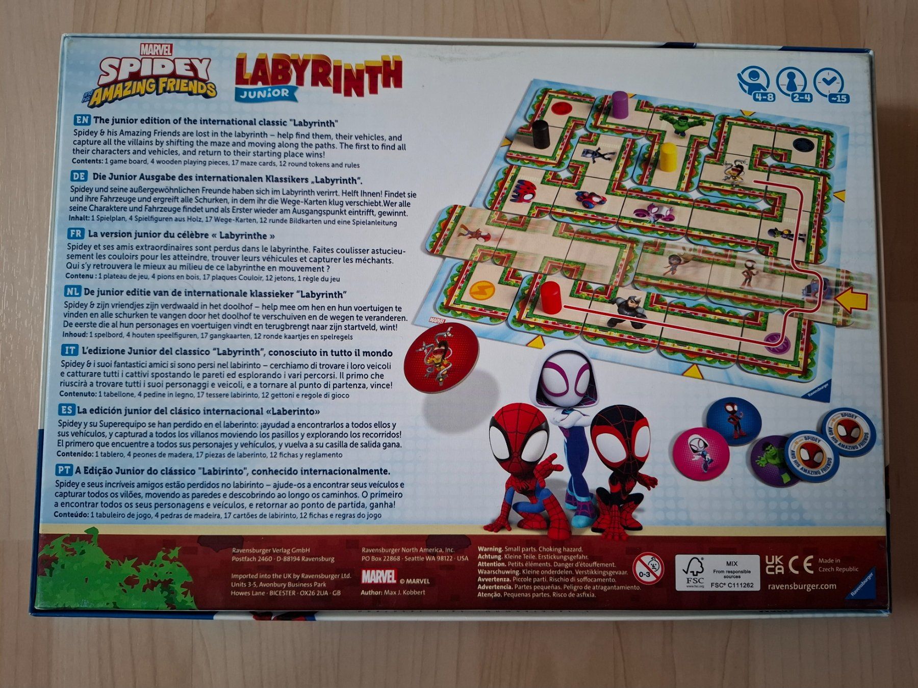 Ravensburger Spiele: Spidey Labyrinth Junior – Gebraucht aus Oberurnen von rotty80 4