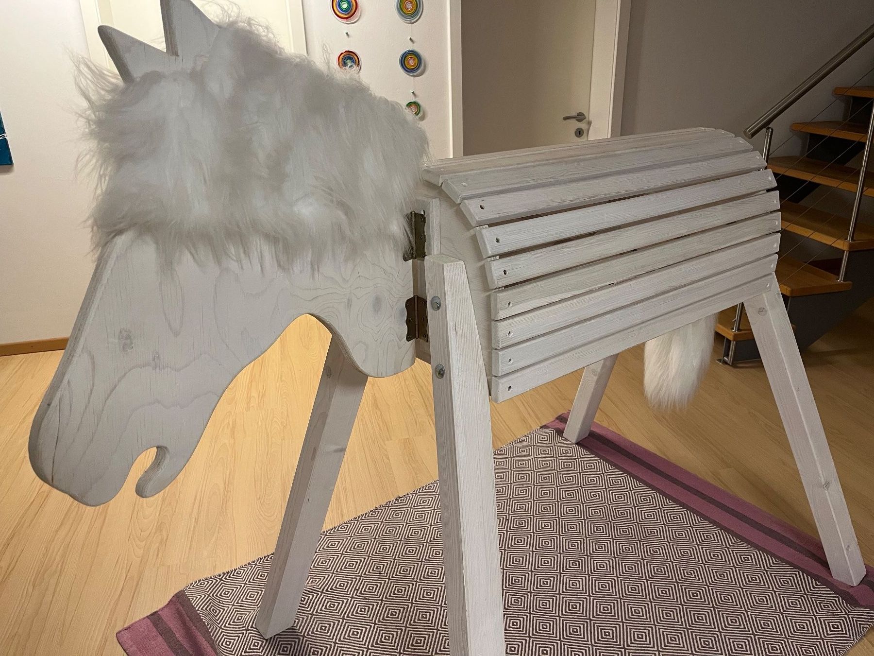 Jouets: Holzpferd Mona 115cm – D'occasion à Weisslingen par carmen_adb