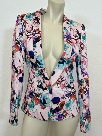 Hugo Boss Blazer mit buntem Blumenmuster Grösse 34