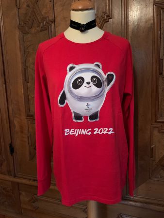BEIJING 2022 Olympische Spiele Sweatshirt Gr. L Farbe: rot