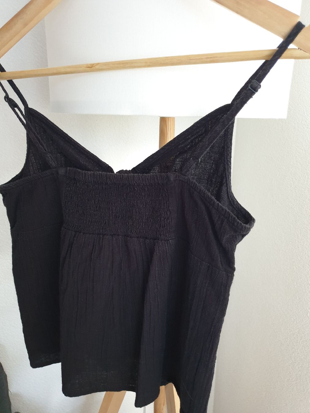 Tops: Summer Top Black Tie-Front – Neu (gemäss Beschreibung) aus Aigle von Smagbrelle18 6