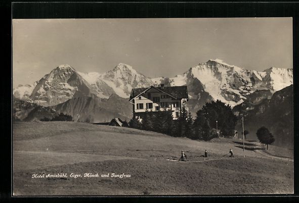Ansichtskarten: Beatenberg, Hotel Amisbühl mit Eiger, M – Gebraucht aus Berlin von bartko-reher