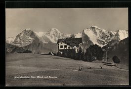 Beatenberg, Hotel Amisbühl mit Eiger, M