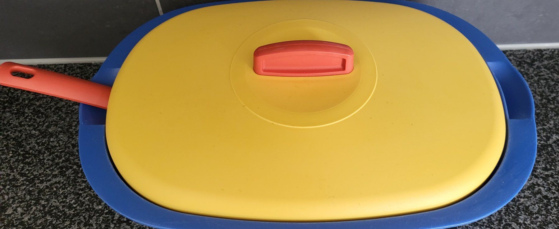 Tupperware Contenitori & Simili: Tupperware plat avec couvercle coloré + spatule – Usato da Granges-Paccot venduto da Cecile76