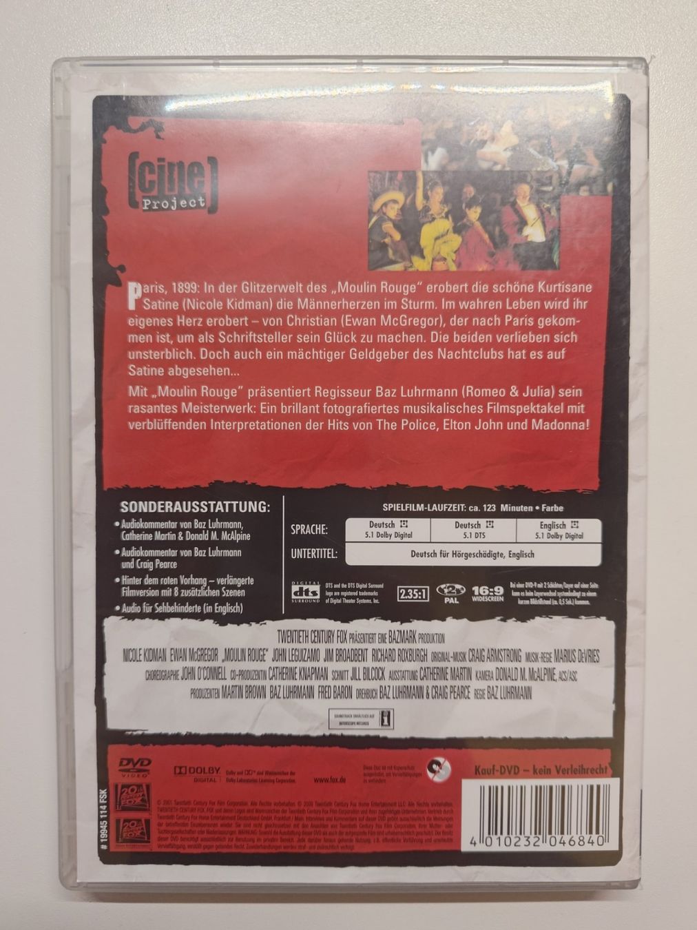 Tutti i DVDs: Moulin Rouge – Usato da Liestal venduto da Kratzilla 2