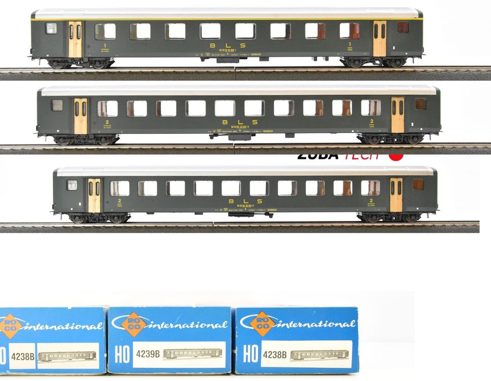 Roco 3x Personenwagen EW II BLS H0 WS Mit OVP Kaufen Auf Ricardo