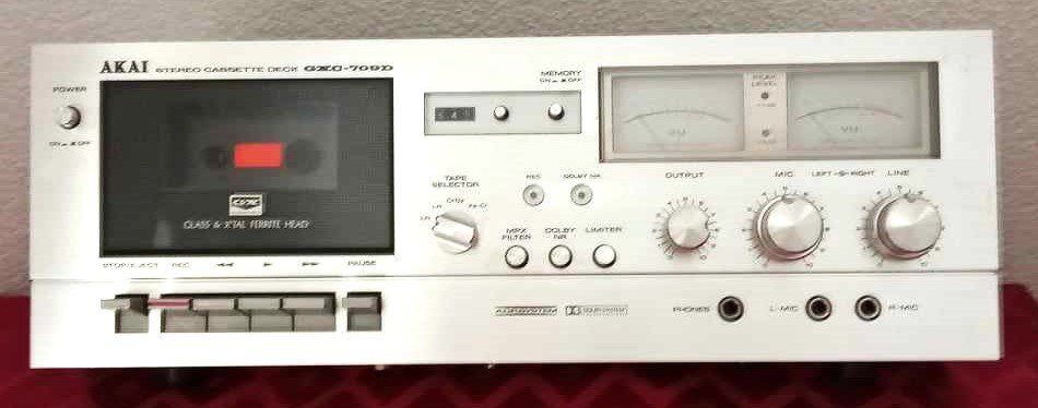 Lecteur-enregistreur Cassette AKAI GXC-7040 Hi-Fi - Occasion - Japon - Noir