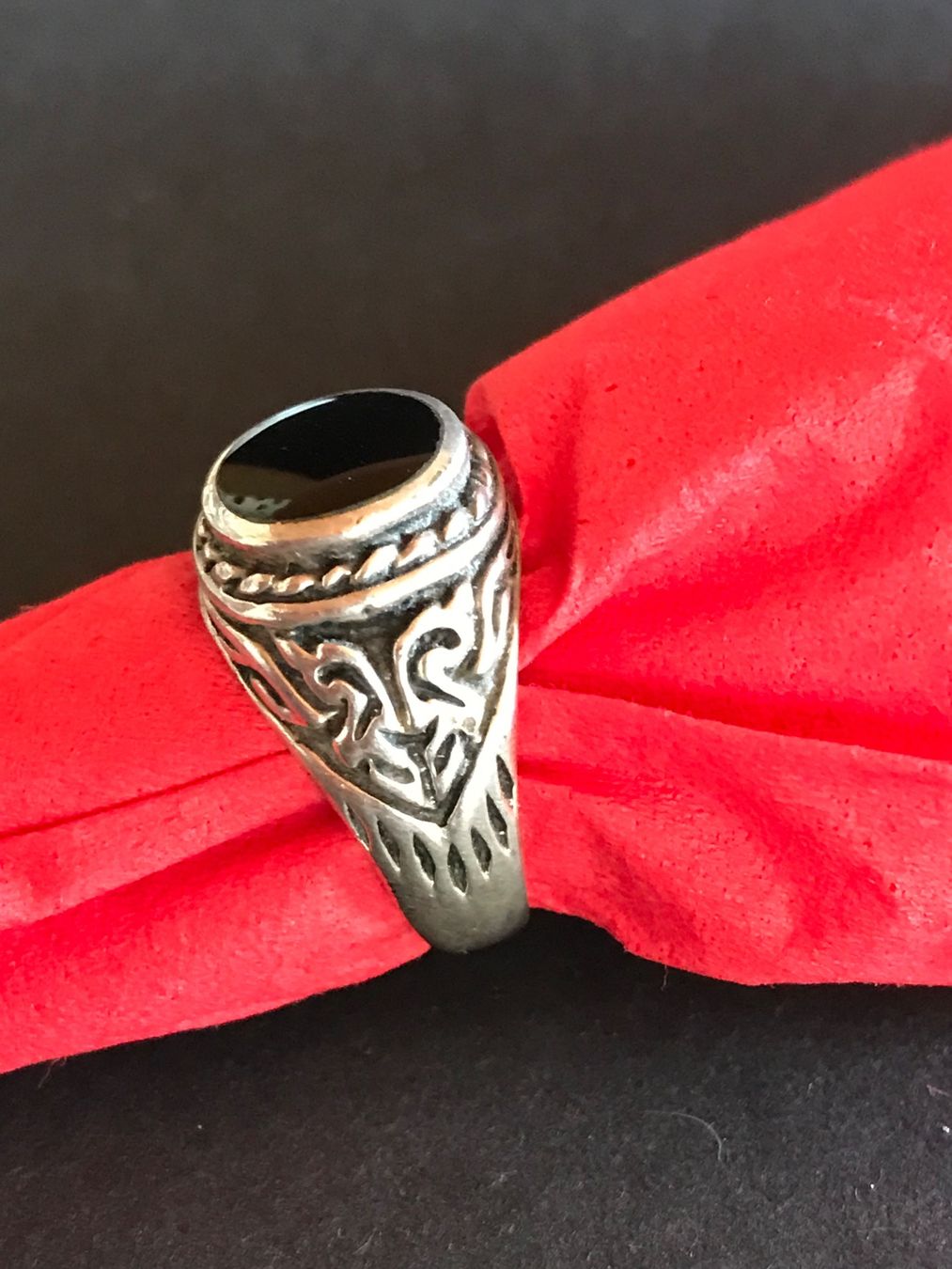Bagues: Fingerring Silber 925 Gothic-Style Modeschmuck Geschenk_4 – D'occasion à Däniken SO par allerlei54