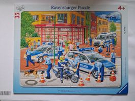 Ravensburger Puzzle 35 Teile, Polizei Einsatz, 4+ Jahre