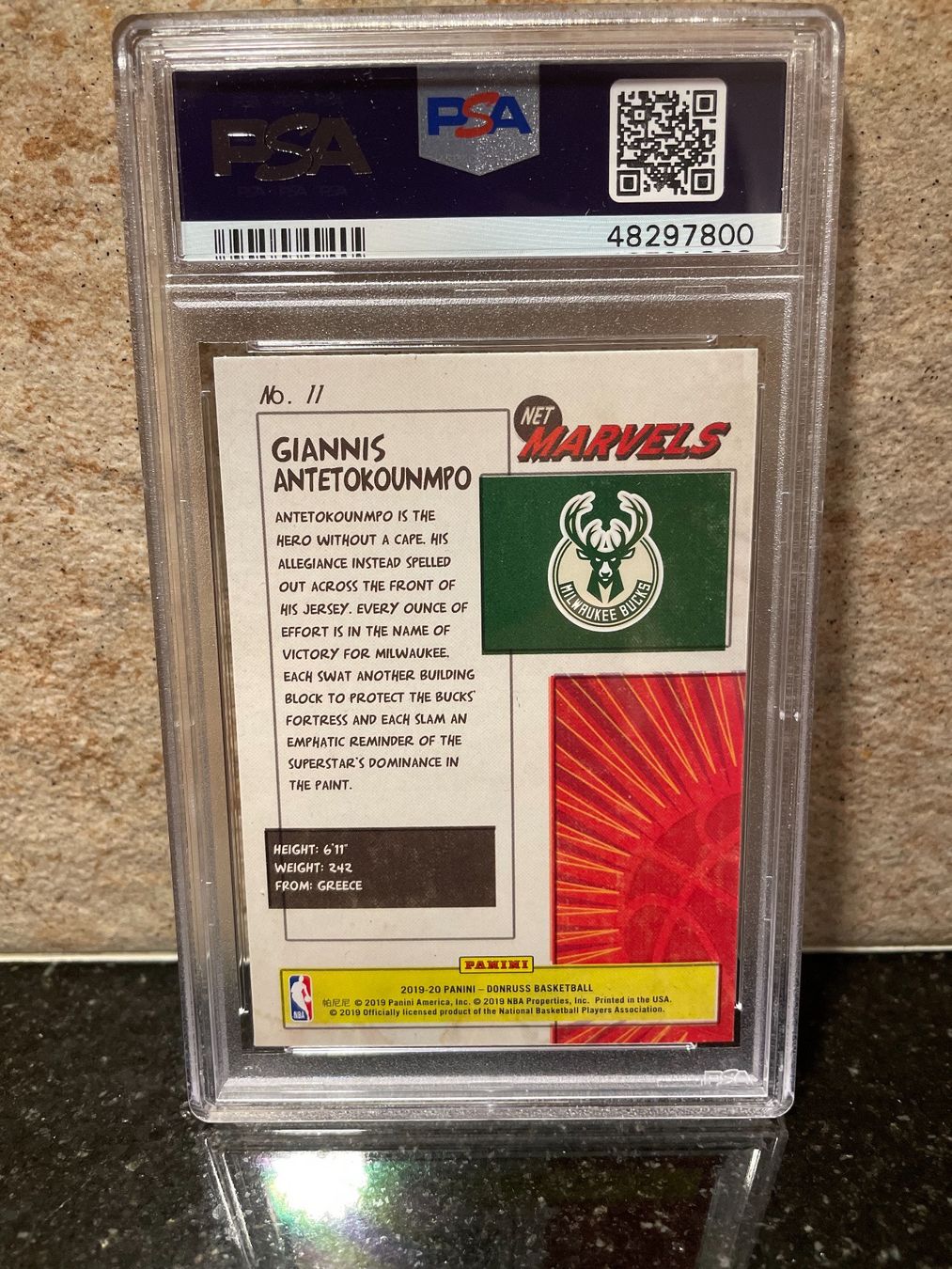 Nba Carte collezionabili: NBA Giannis Antetokounmpo Marvels PSA – Usato da Moudon venduto da AndreSR89 1