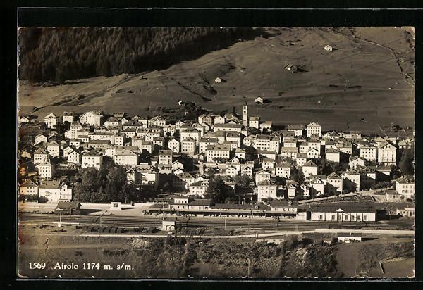 Cartoline postali: AK Airolo, Teilansicht – Usato da Berlin venduto da bartko-reher