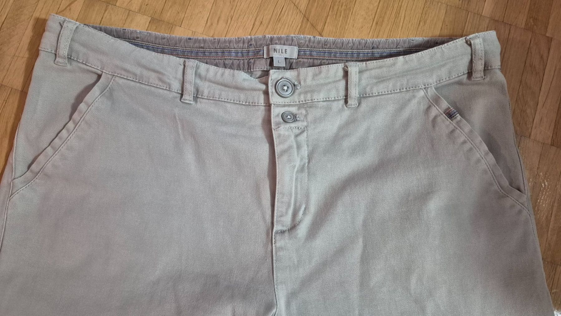 Nile Hosen: Nile Stoffhose beige Grösse L – Gebraucht aus Suhr von aura06 2